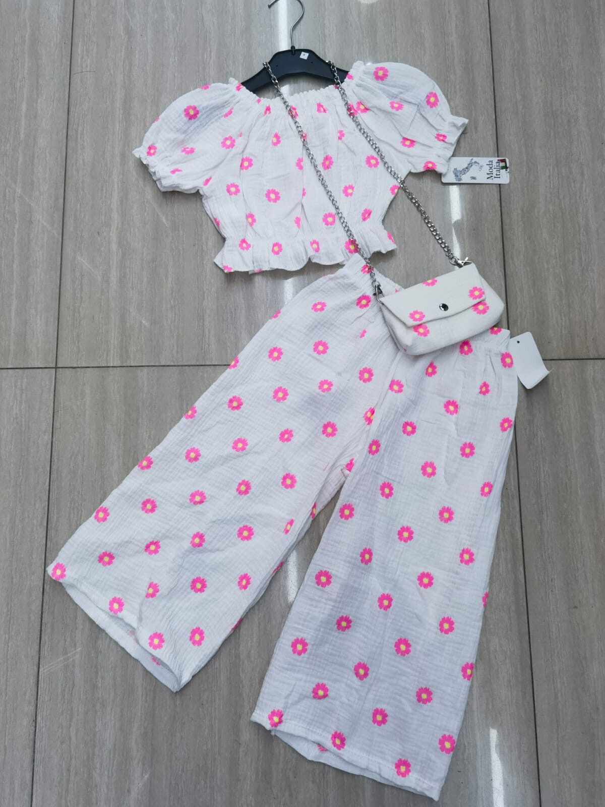 Wholesaler Mini Pomme - Cotton gauze set with bag
