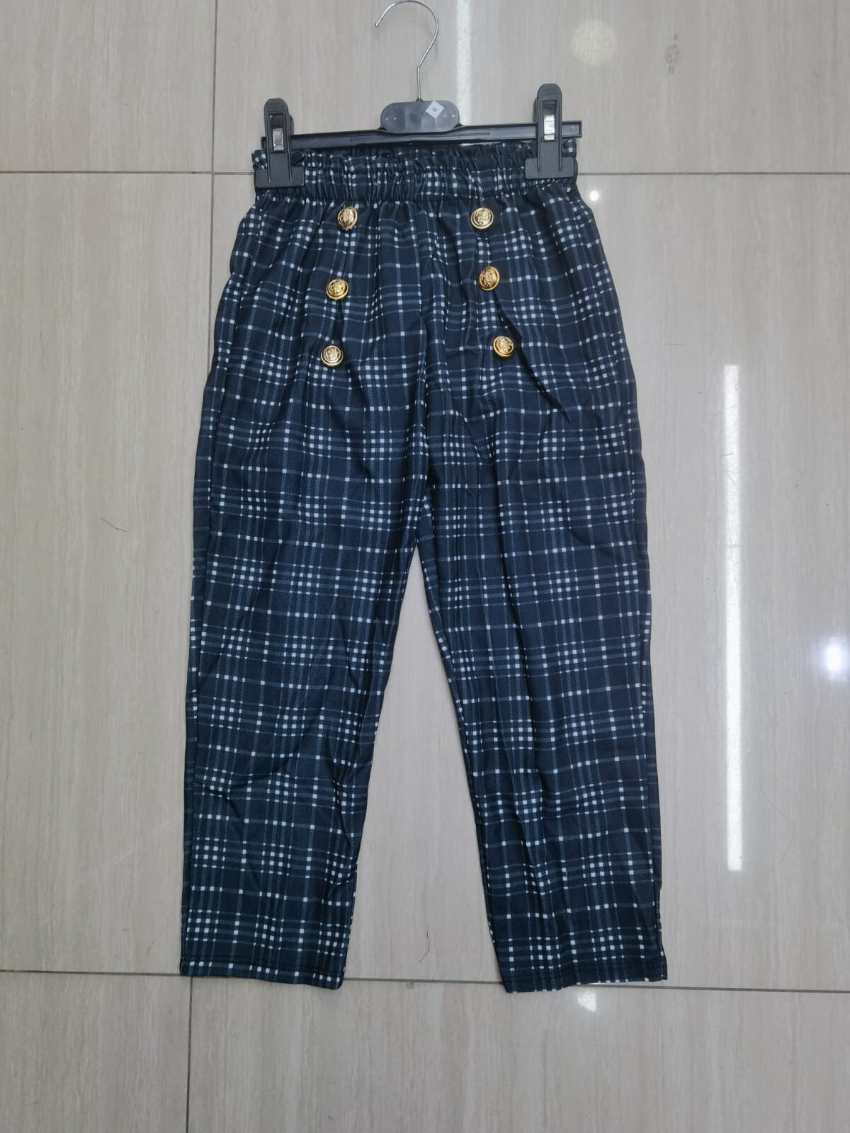 Großhändler Mini Pomme - Kleine Fliesenhosen mit Knöpfen