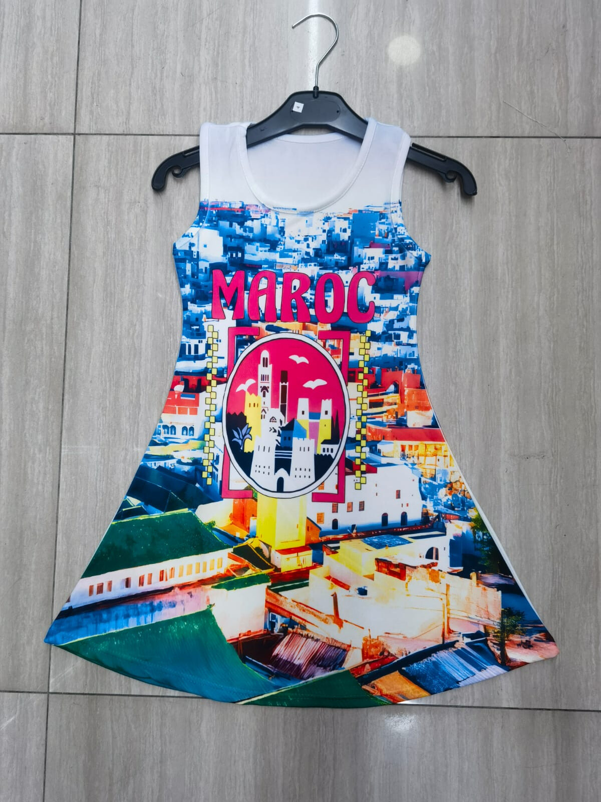 Wholesaler Mini Pomme - Print vest dress