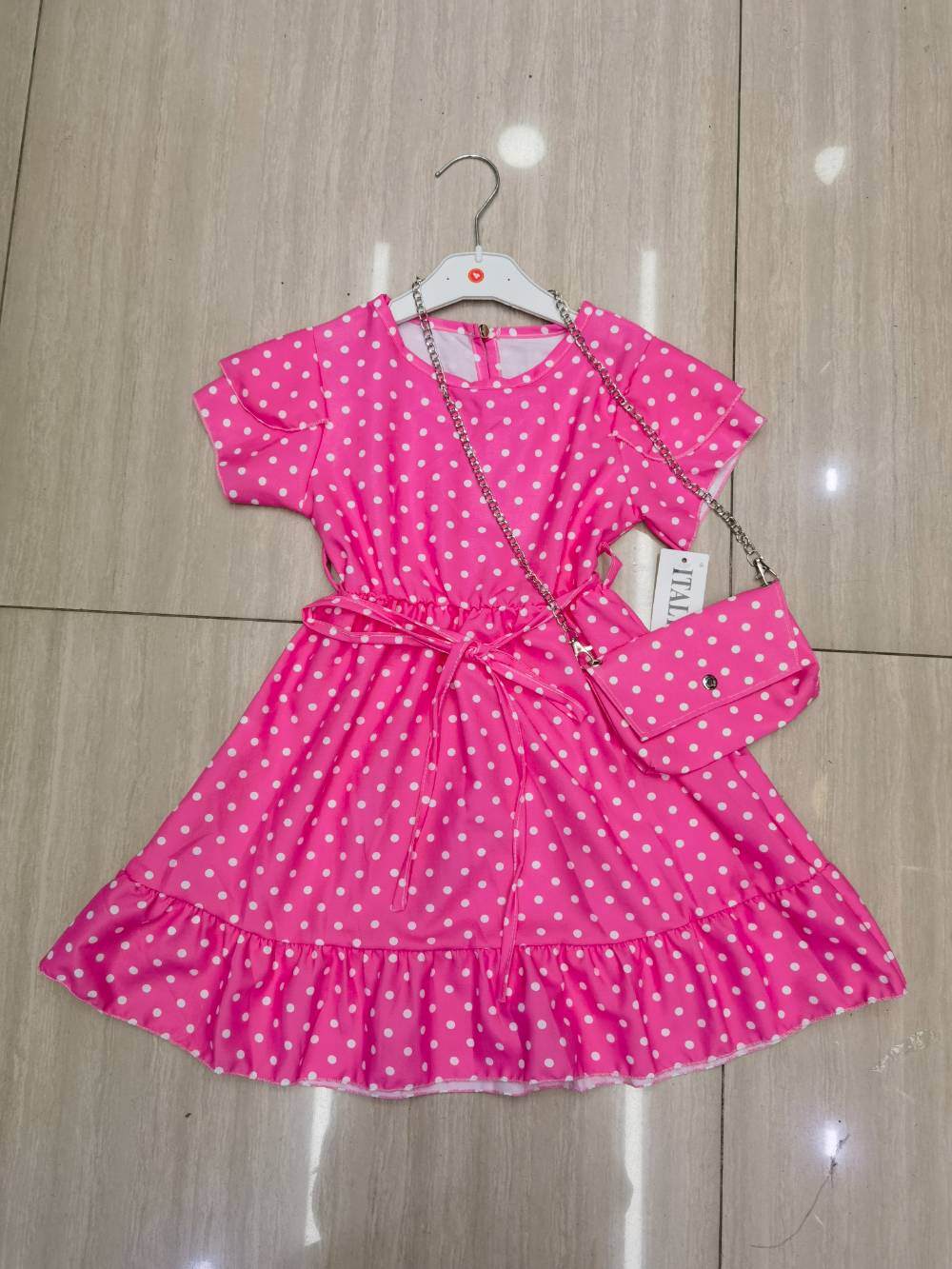 Wholesaler Mini Pomme - Polka dot dress