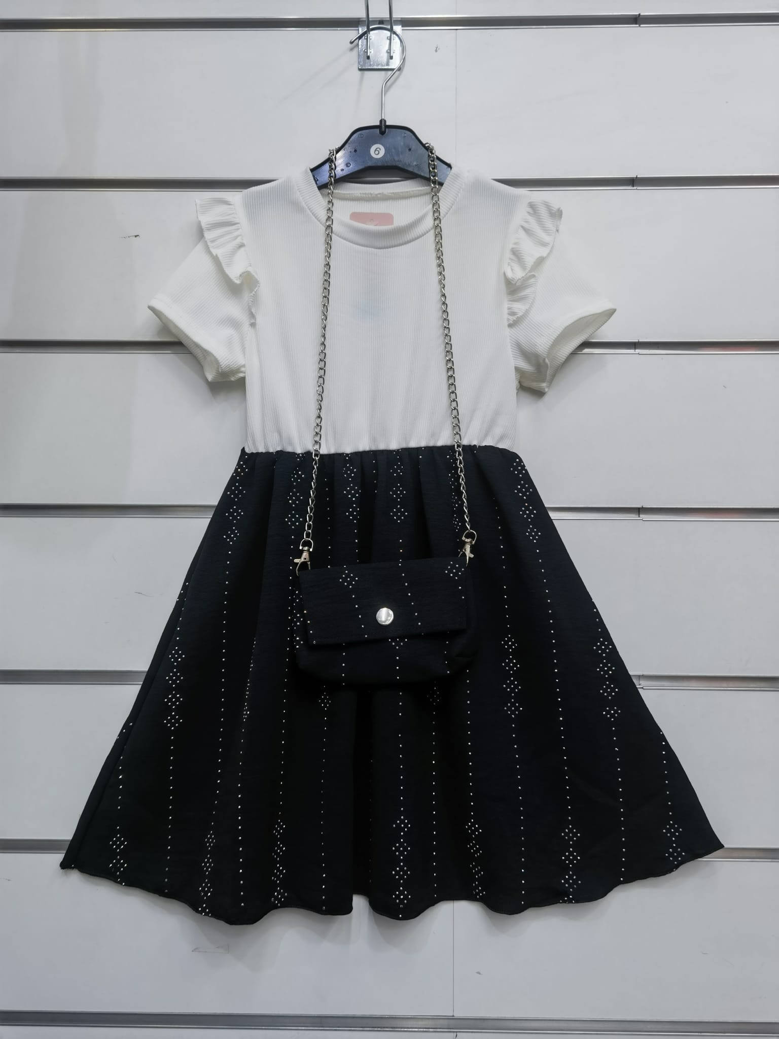 Wholesaler Mini Pomme - dress the rhinestones with bag