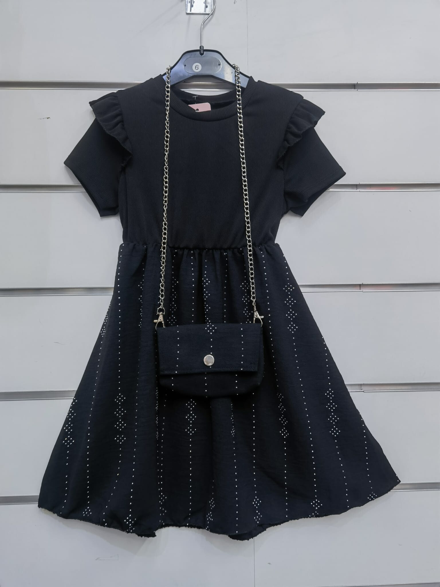 Wholesaler Mini Pomme - dress the rhinestones with bag