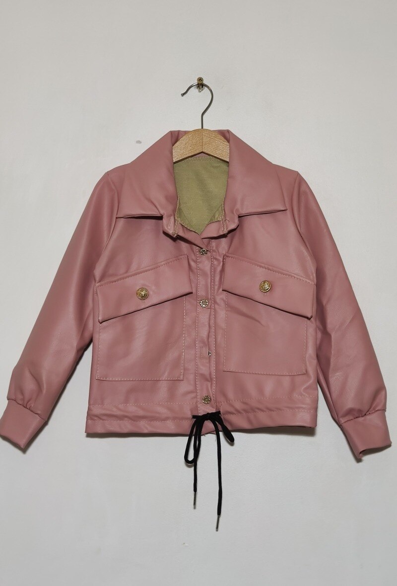 Grossiste Mini Pomme - VESTE SIMUL-CUIR