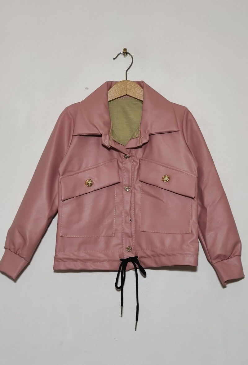 Grossiste Mini Pomme - VESTE SIMUL-CUIR
