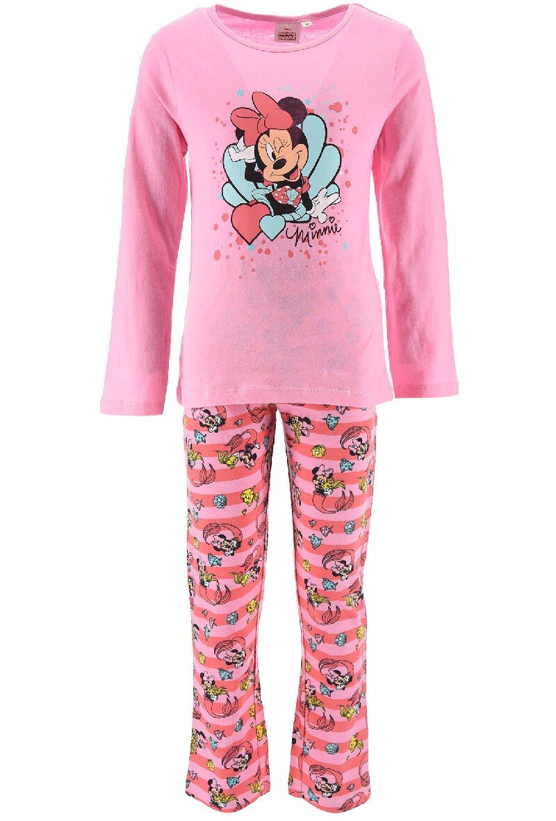 Großhändler Minnie - 2-teiliges Pyjama-Set T-Shirt + Hose MINNIE Bio-Baumwolle