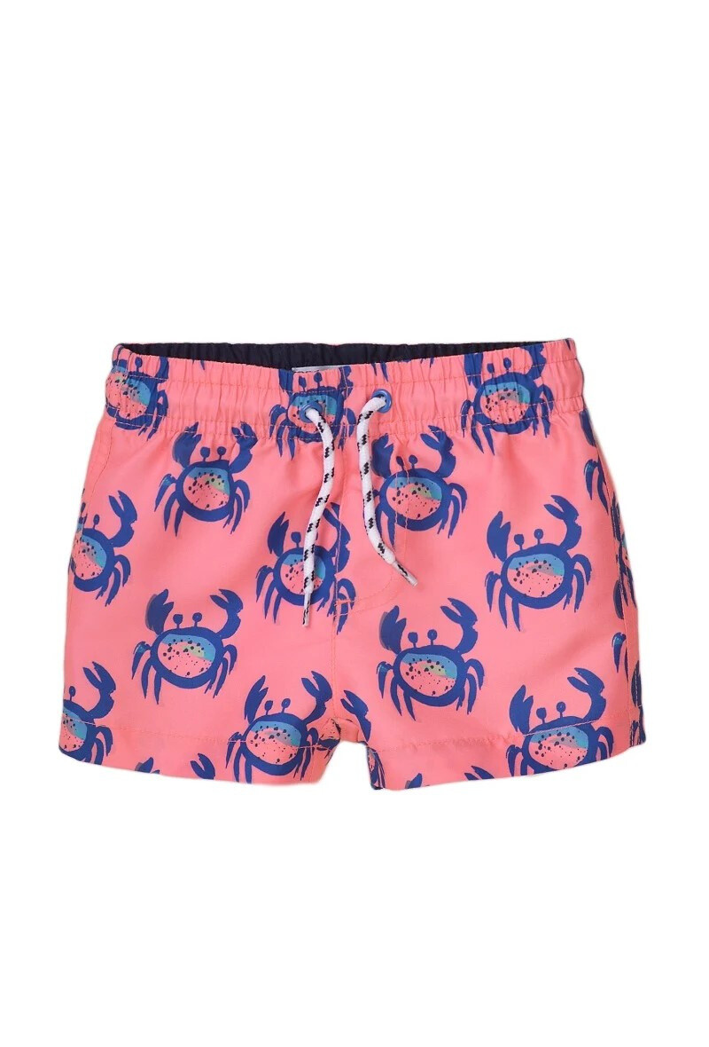 Wholesaler Minoti - BOYS CORAL CRAB AOP BOARD SHORTS TB BOARD 25 MINOTI