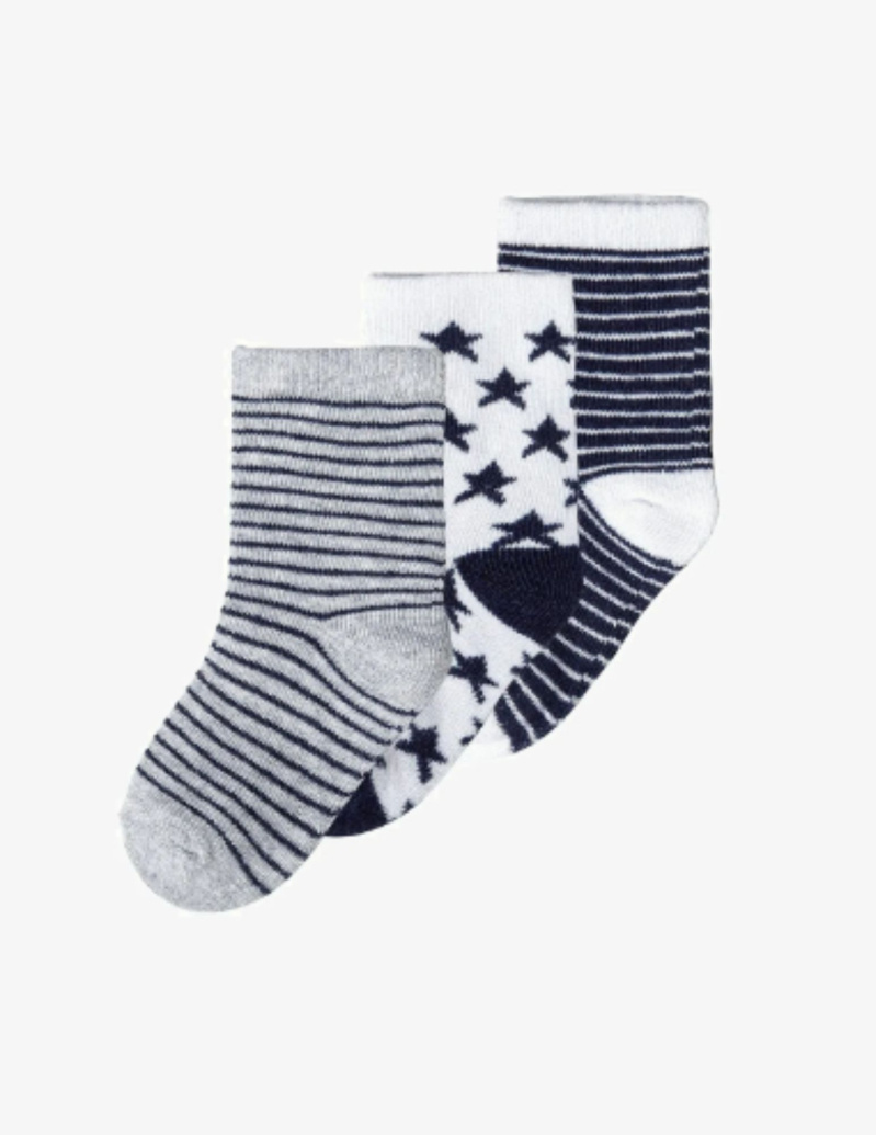 Grossiste Minoti - LOT DE 3 CHAUSETTES FANTAISIE (13SOCK 3) MINOTI