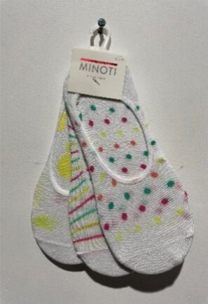 Grossiste Minoti - CHAUSSETTES STYLE POUPÉE ANANAS FILLE (KG SOCK 25) 8Y*14YMINOTI
