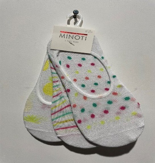 Wholesaler Minoti - GIRLS' PINEAPPLE DOLL STYLE SOCKS (KG SOCK 25) 3Y*8Y MINOTI