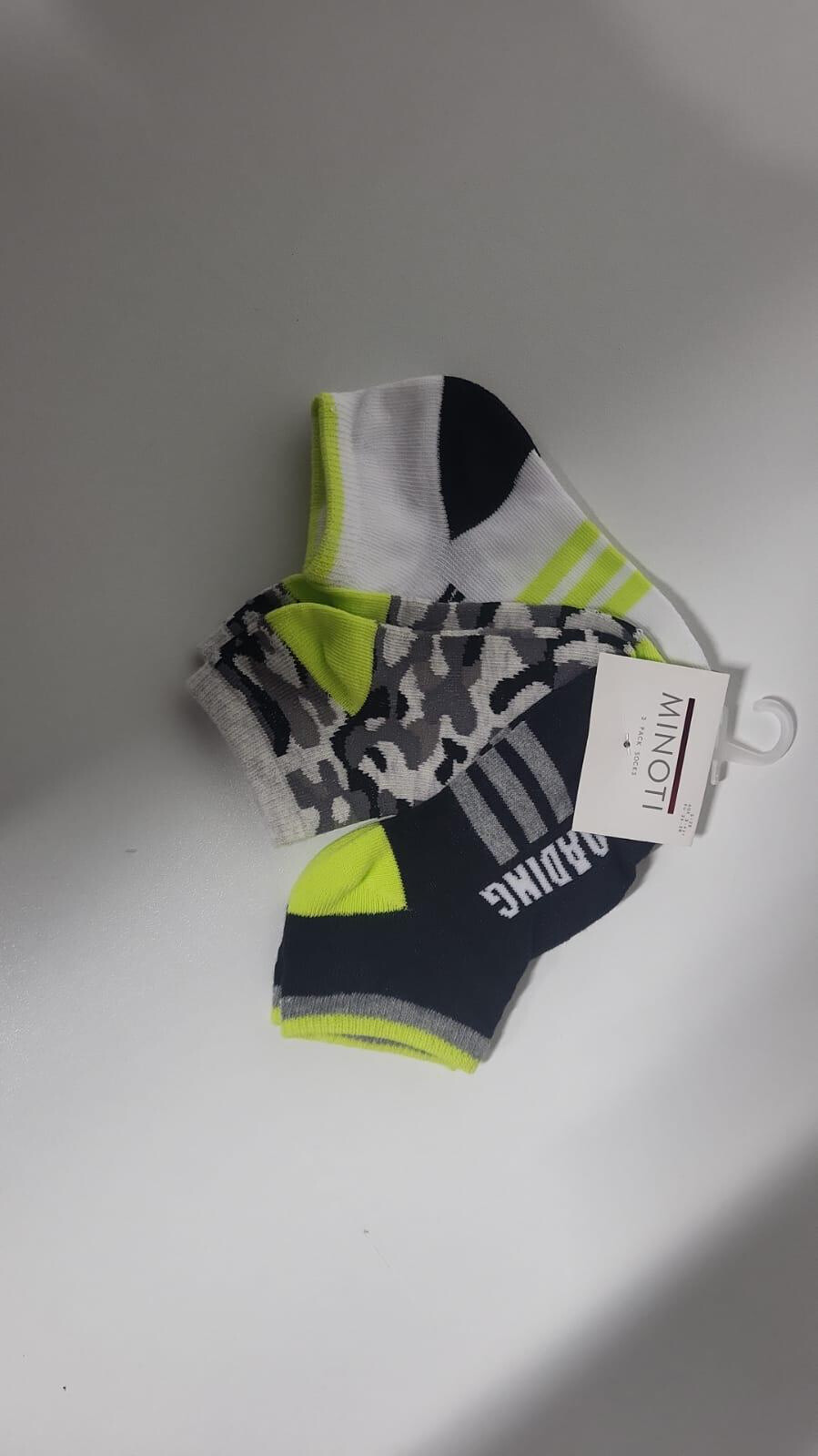 Grossiste Minoti - LOT DE 3 PAIRES DE CHAUSSETTES GARÇON (KB SOCK 38) 3Y*8Y MINOTI