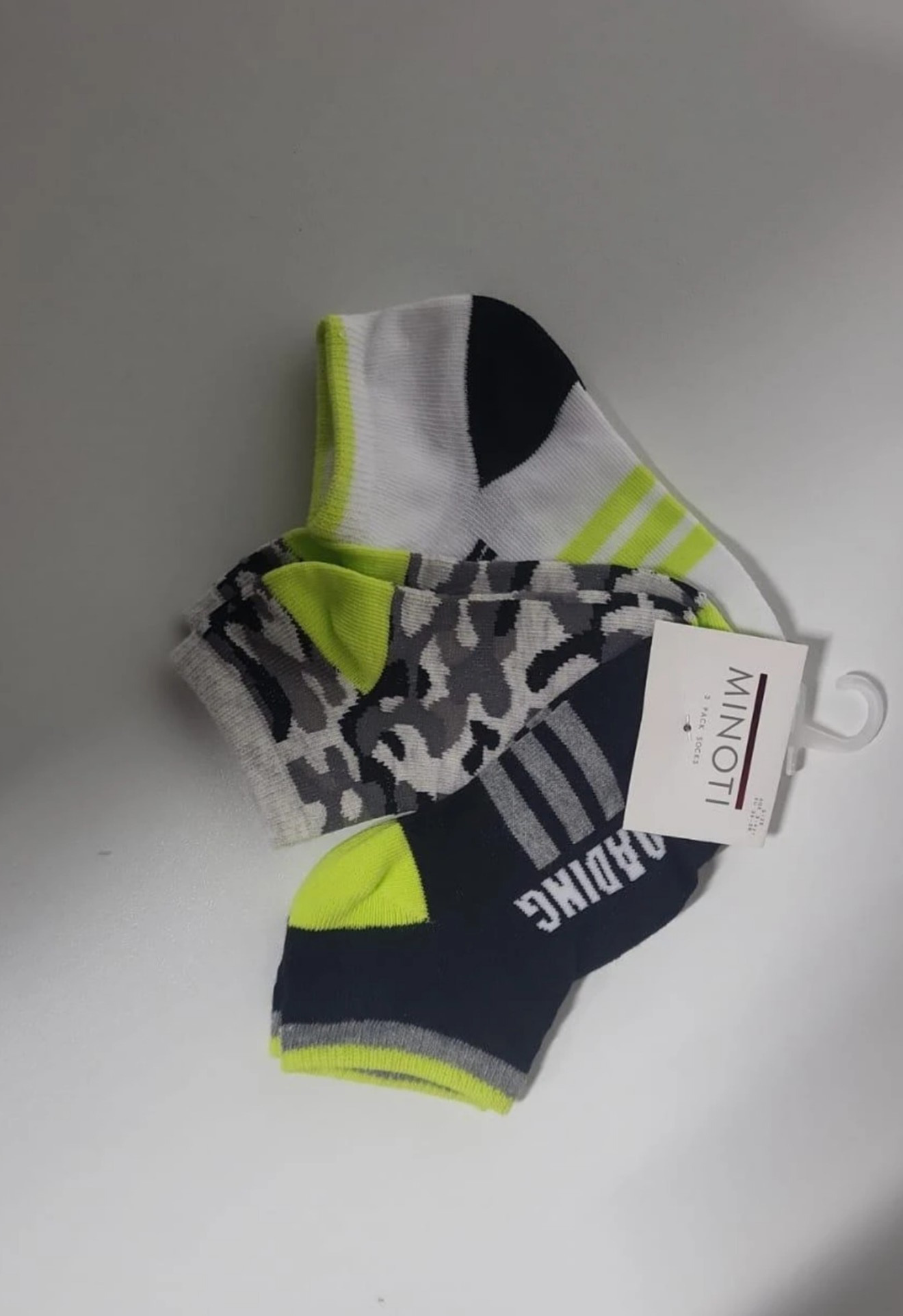 Grossiste Minoti - LOT DE 3 PAIRES DE CHAUSSETTES CAMOUFLAGE SHUT DOWN GARÇON (KB SOCK 38) 3Y*8Y MINOTI