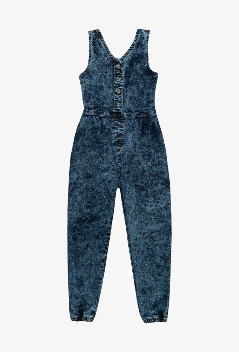 Grossiste Minoti - Combinaison en denim avec dos ouvert MINOTI (Noir 3)