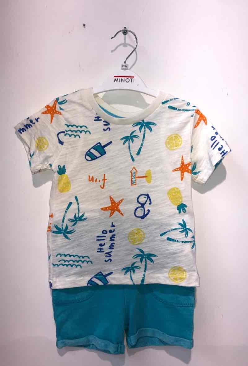 Wholesaler Minoti - 2pcs set Short + T-shirt