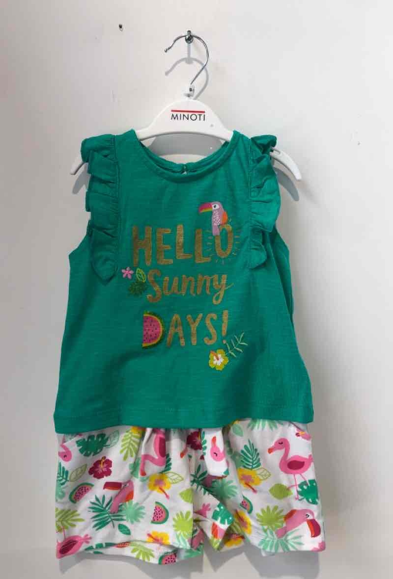Grossiste Minoti - Ensemble 2pcs T-shirt + short MINOTI (Toucan 1)