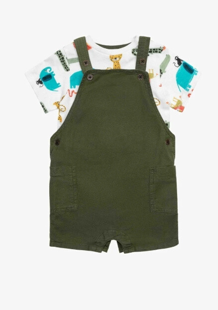 Wholesaler Minoti - 2PC AOP T-SHIRT & BIBSHORT SET (PLANET 2) 3M*12M MINOTI