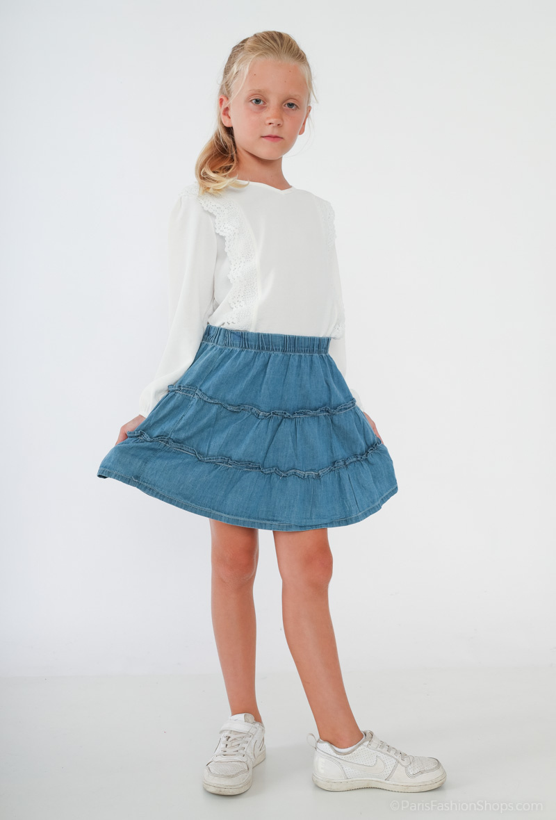 Großhändler Minoti - Chambray style skirt MINOTI