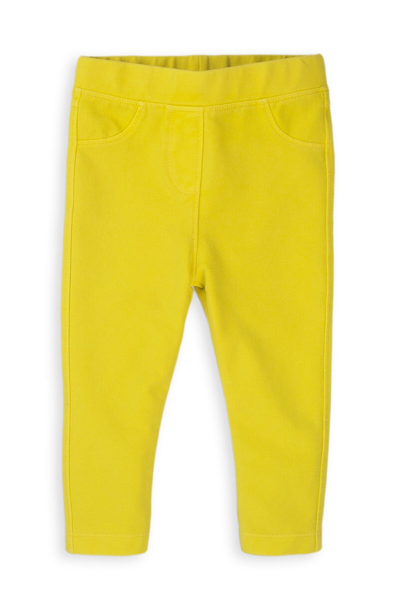 Grossiste Minoti - JEGGING EN MAILLE DE BASE JAUNE (6KJEG 4) MINOTI 3*8Y