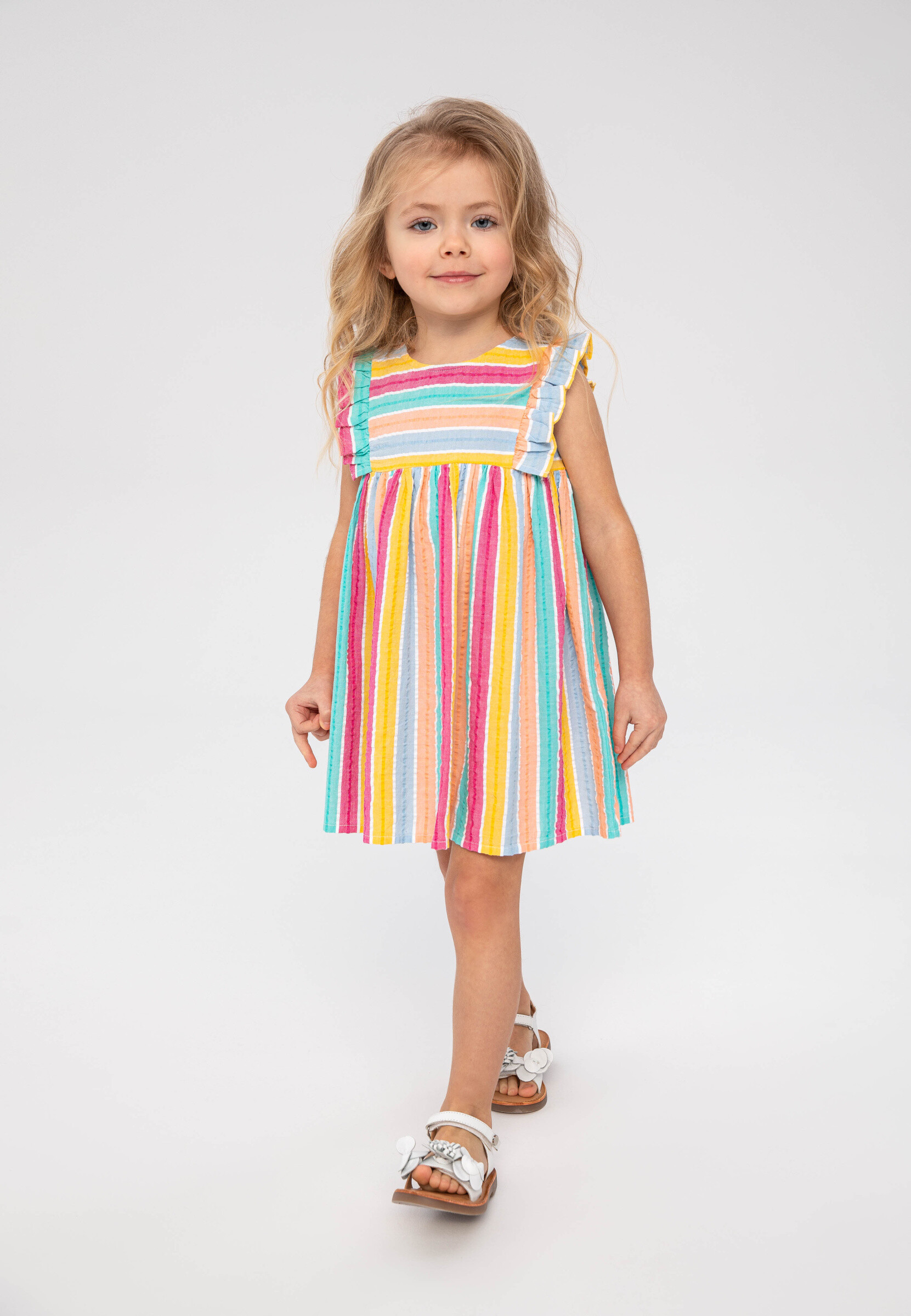 Grossiste Minoti - ROBE TISSÉE À RAYURES (PINEAPPLE 1) 3M*12M MINOTI