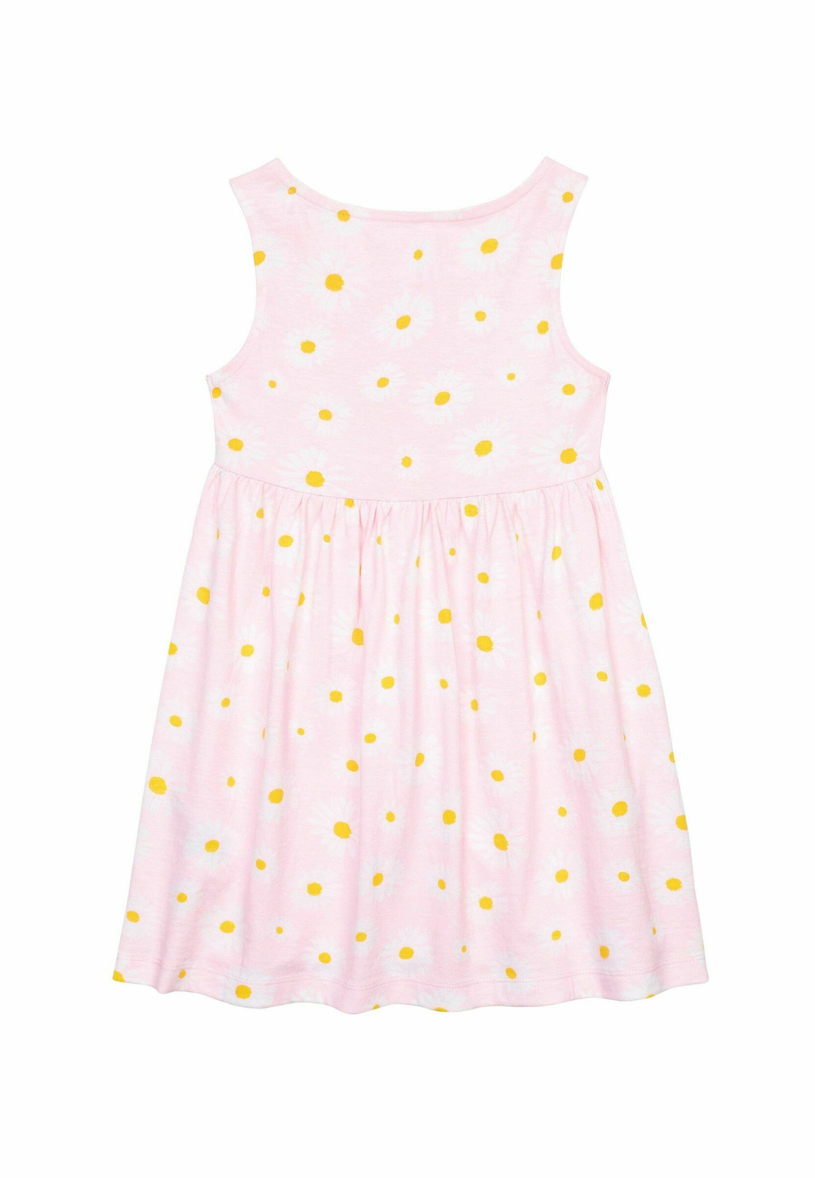 Wholesaler Minoti - GIRLS PINK BASIC DAISIES AOP VEST DRESS 10TVDRESS 2 MINOTI