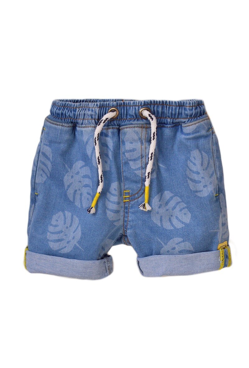 Wholesaler Minoti - Knitted aop denim short