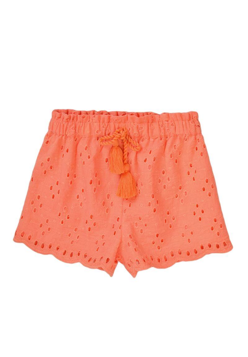 Wholesaler Minoti - broiderie scalloped hem short