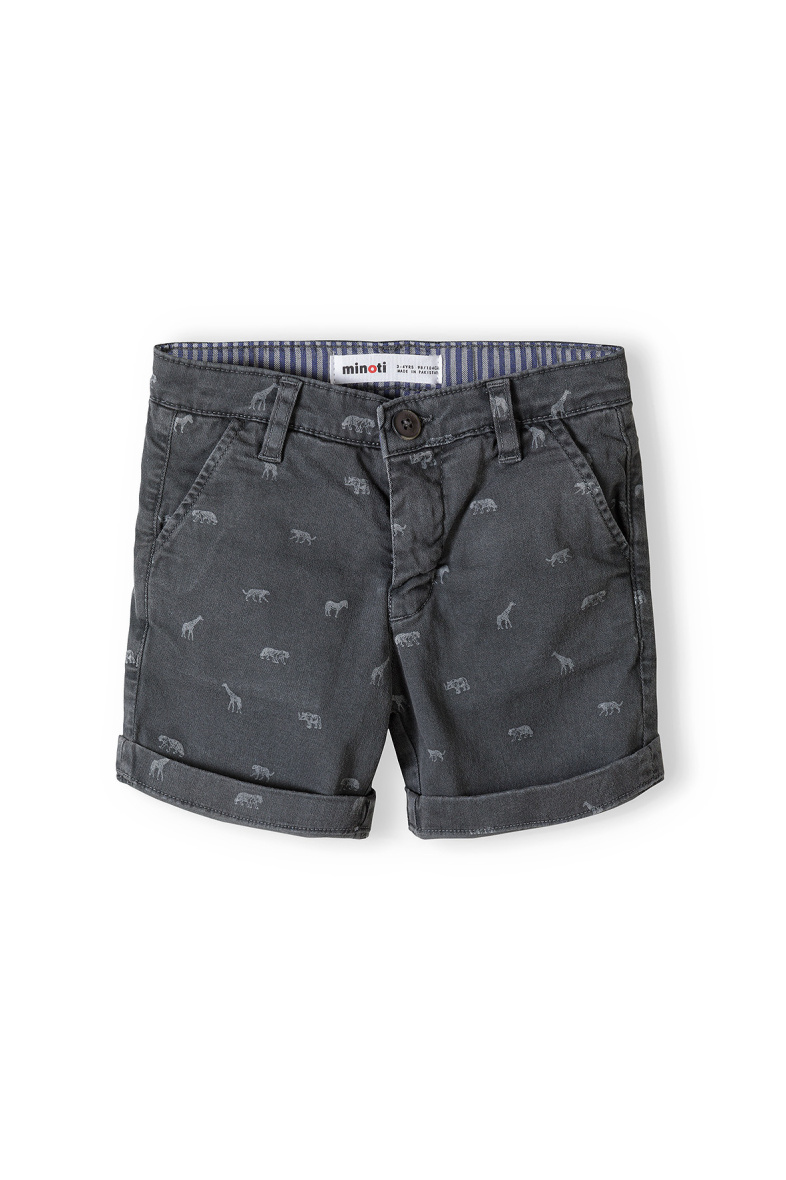 Grossiste Minoti - Short chino print animaux (BABOON 3) MINOTI