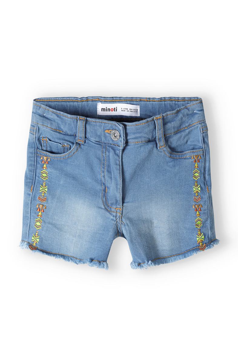 Wholesaler Minoti - denim short with embroidery