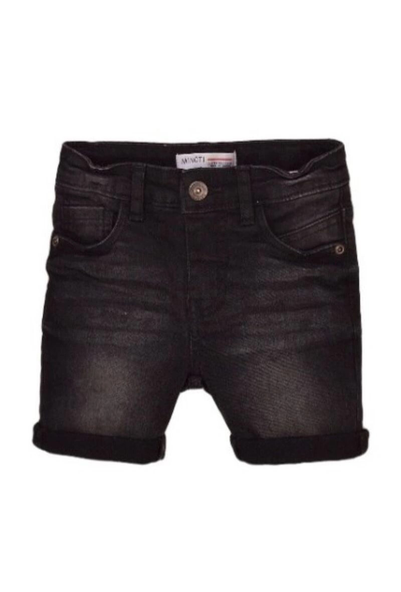 Wholesaler Minoti - BOYS BLACK BASIC DENIM SHORT 9DSHORT 4 MINOTI