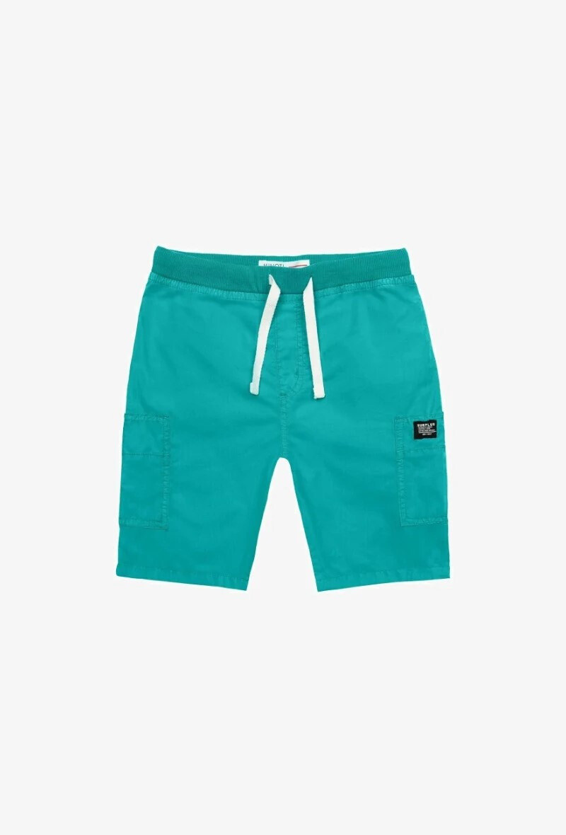 Wholesaler Minoti - BOYS BASIC GREEN POPLIN SHORT 9PSHORT 3 MINOTI