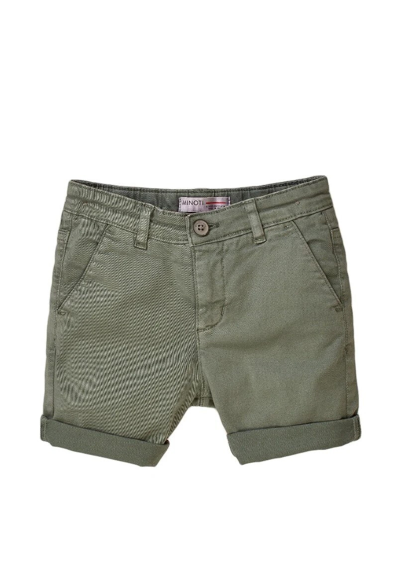 Wholesaler Minoti - BOYS GREEN BASIC CHINO SHORT 9SCHINO 4 MINOTI