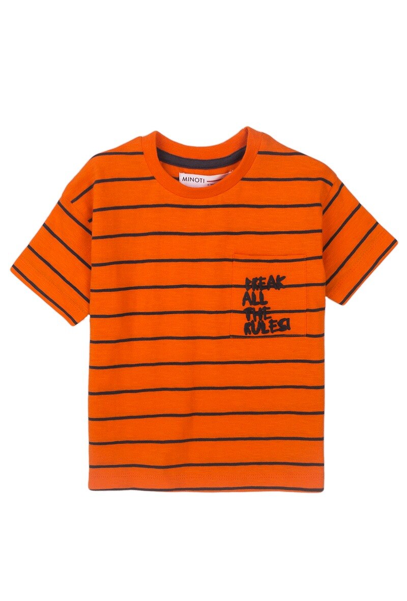 Grossiste Minoti - T-shirt manches courtes rayé slub REALLY 1 MINOTI