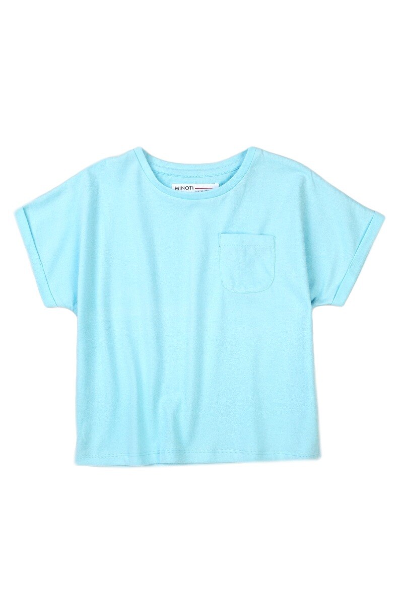 Grossista Minoti - Maglietta crop top a maniche corte monocolore MINOTI