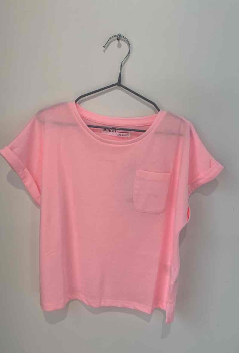 Mayorista Minoti - Camiseta crop top manga corta lisa MINOTI