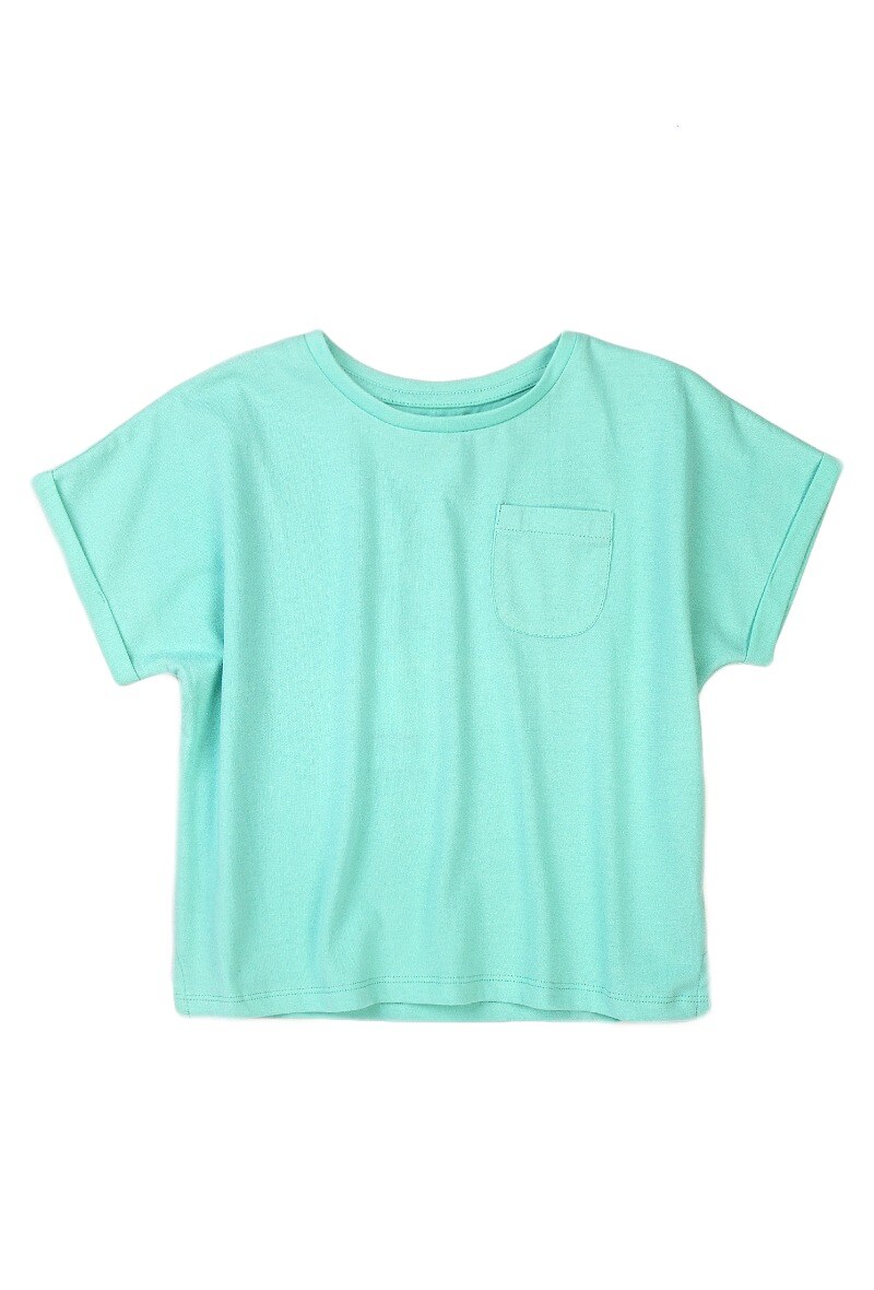 Grossiste Minoti - Tee-shirt crop top manches courtes uni MINOTI