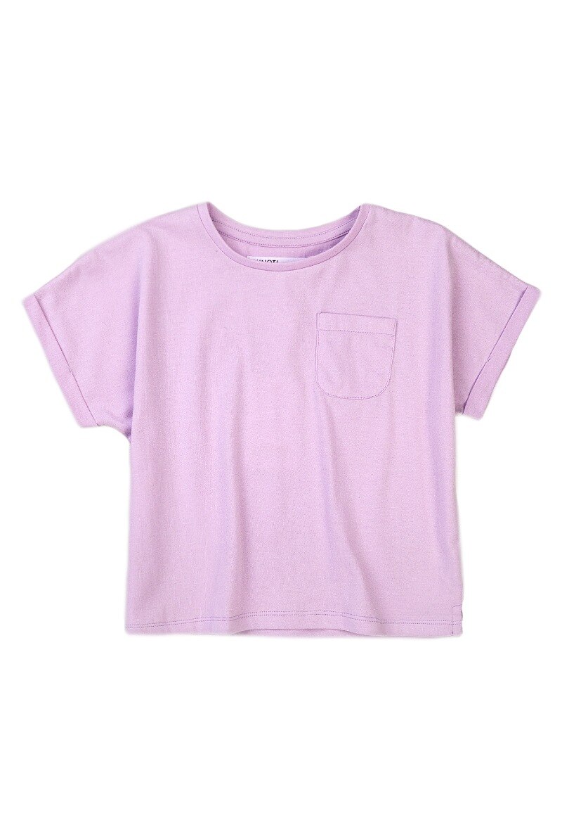 Grossista Minoti - Maglietta crop top a maniche corte monocolore MINOTI