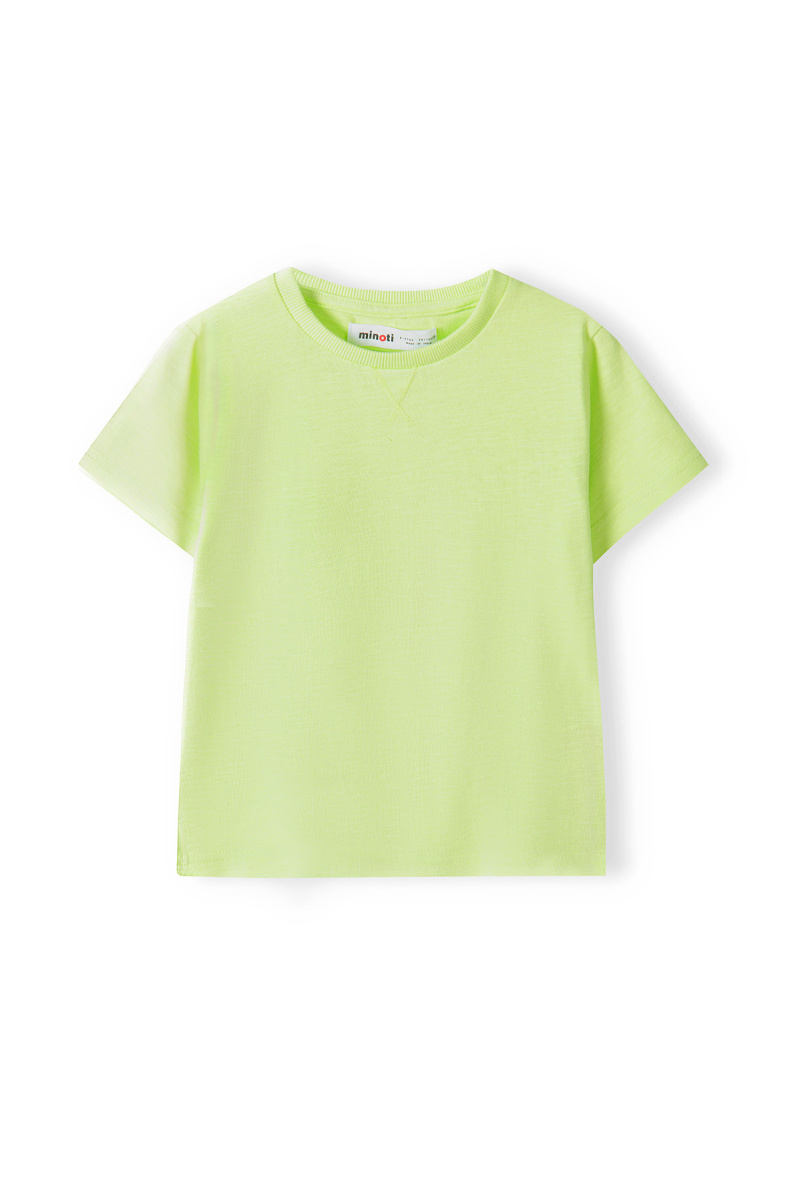 Grossiste Minoti - T-SHIRT UNI LIME BASIC (13 TEE 5) MINOTI