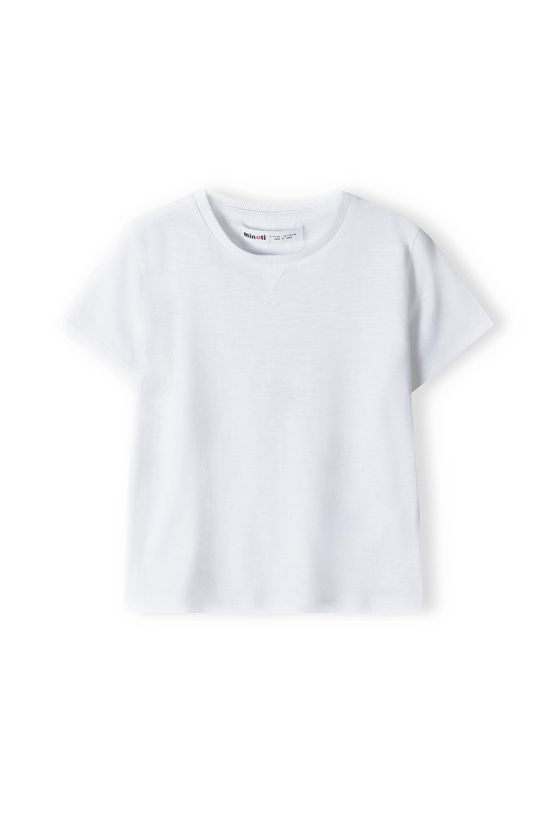 Grossiste Minoti - T-SHIRT UNI BLANC BASIC (13 TEE 1) MINOTI