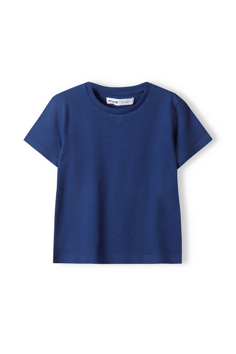 Grossiste Minoti - T-SHIRT UNI MARINE BASIC (13 TEE 2) MINOTI