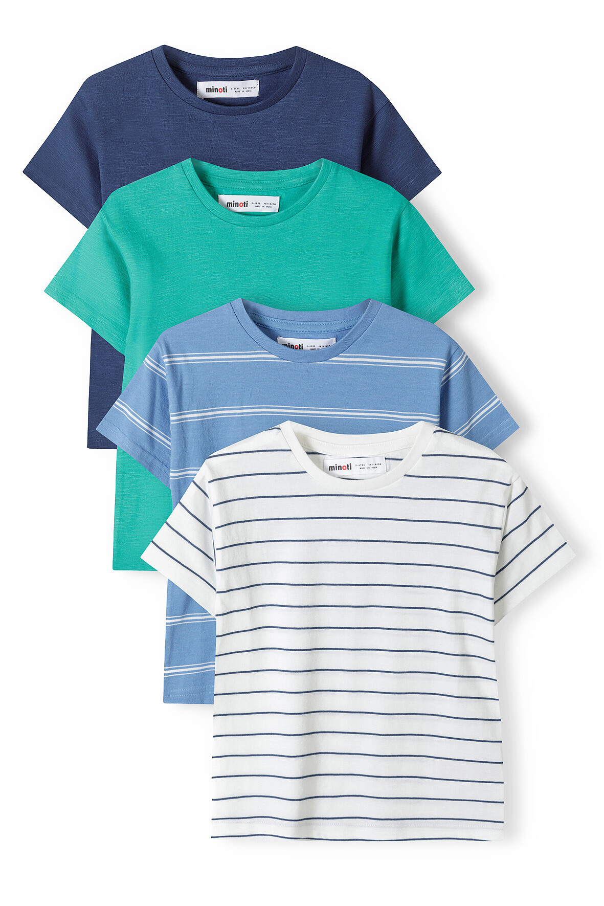 Grossiste Minoti - PACK 4  T-SHIRT (13TEE 52) 3Y*8Y MINOTI