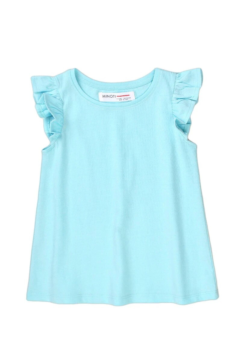 Wholesaler Minoti - GIRLS AQUA BASIC VEST 10VEST 4 MINOTI