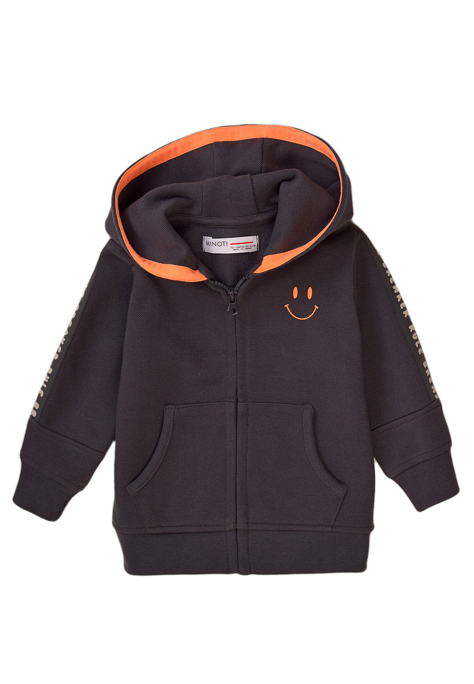 Grossiste Minoti - VESTE EN PIQUÉ LAVÉ À FERMETURE ZIPPÉE (REALLY 5) 12M*3Y MINOTI