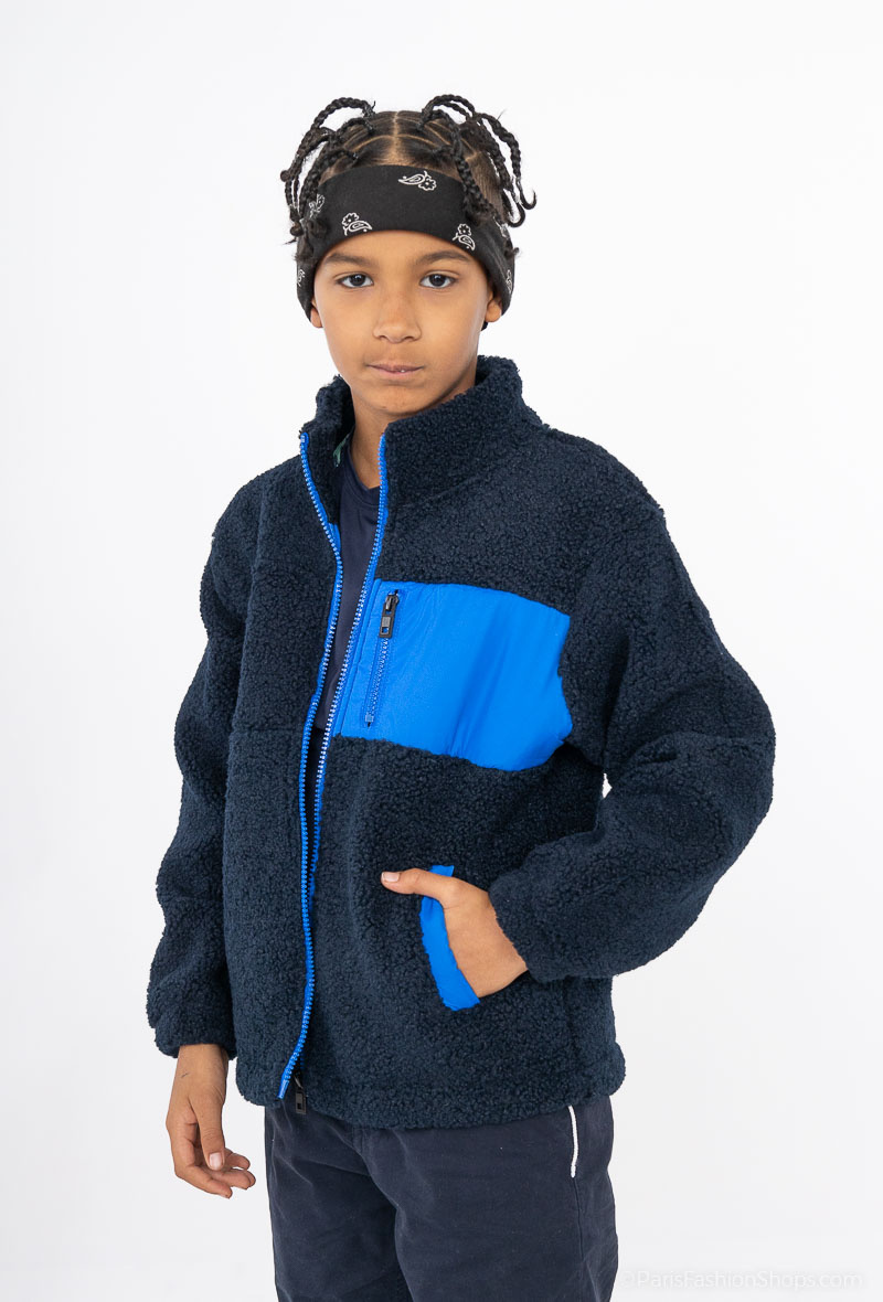 Wholesaler Mon Ami - Fleece jacket with pocket