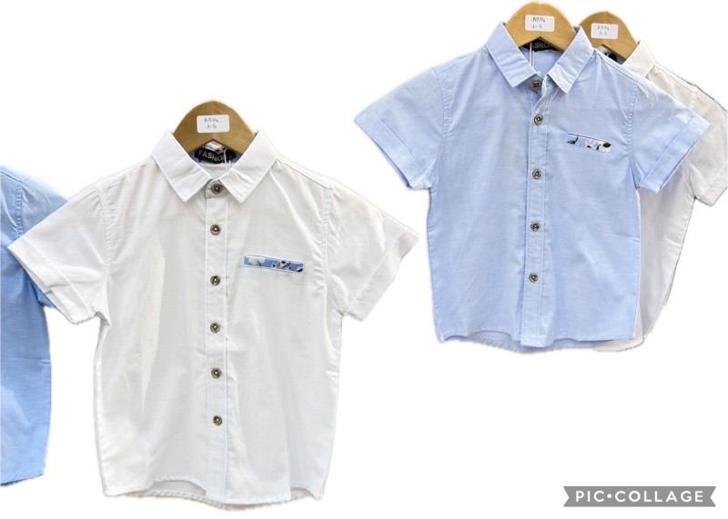 Wholesaler Mon Ami - Boy's printed shirt