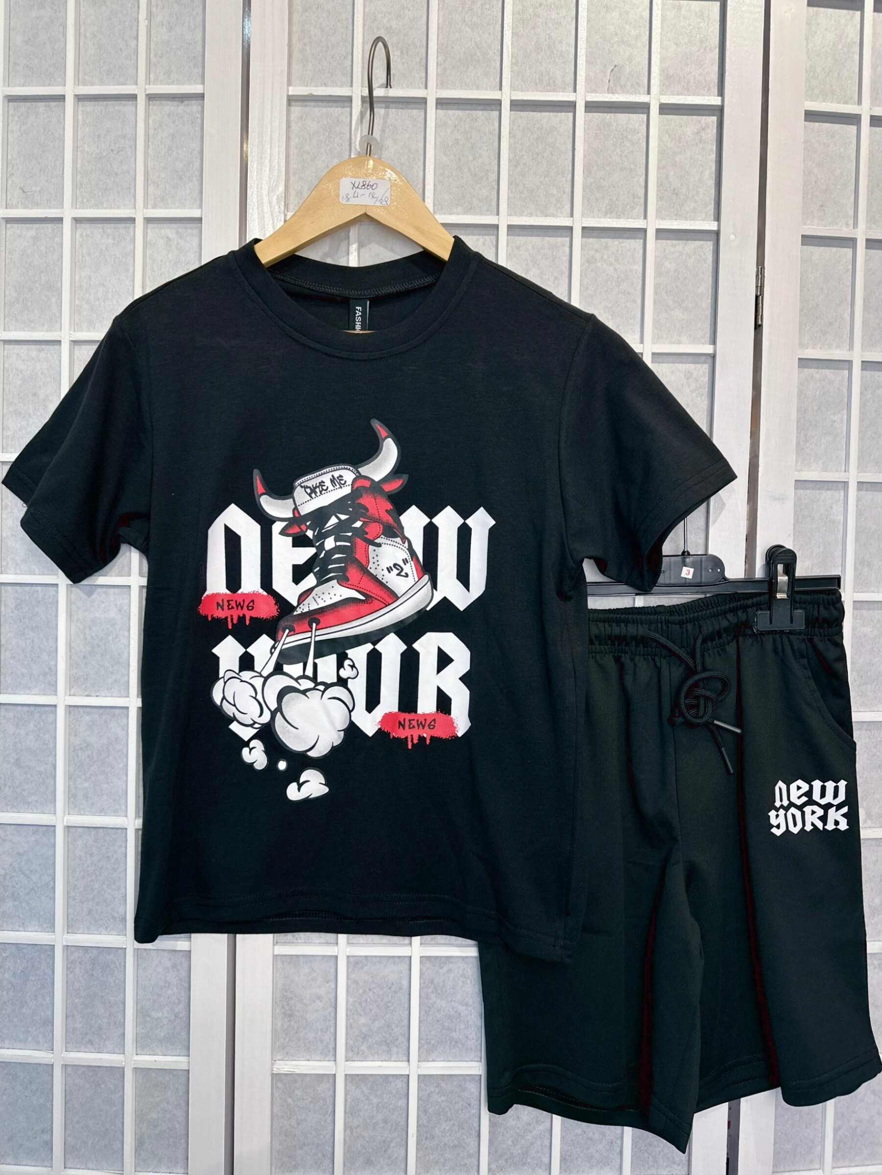 Großhändler Mon Ami - Gedrucktes kurzes T -Shirt -Set