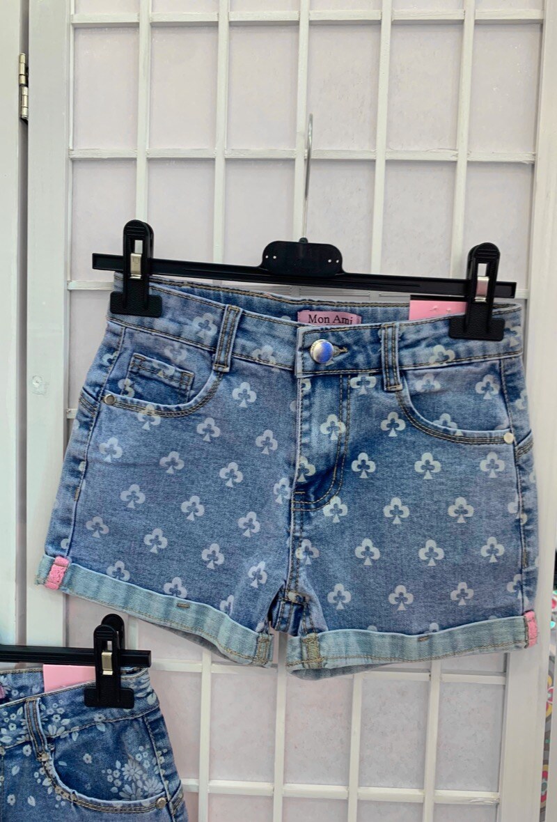 Grossista Mon Ami - SHORT DI JEANS TRIFOGLIO