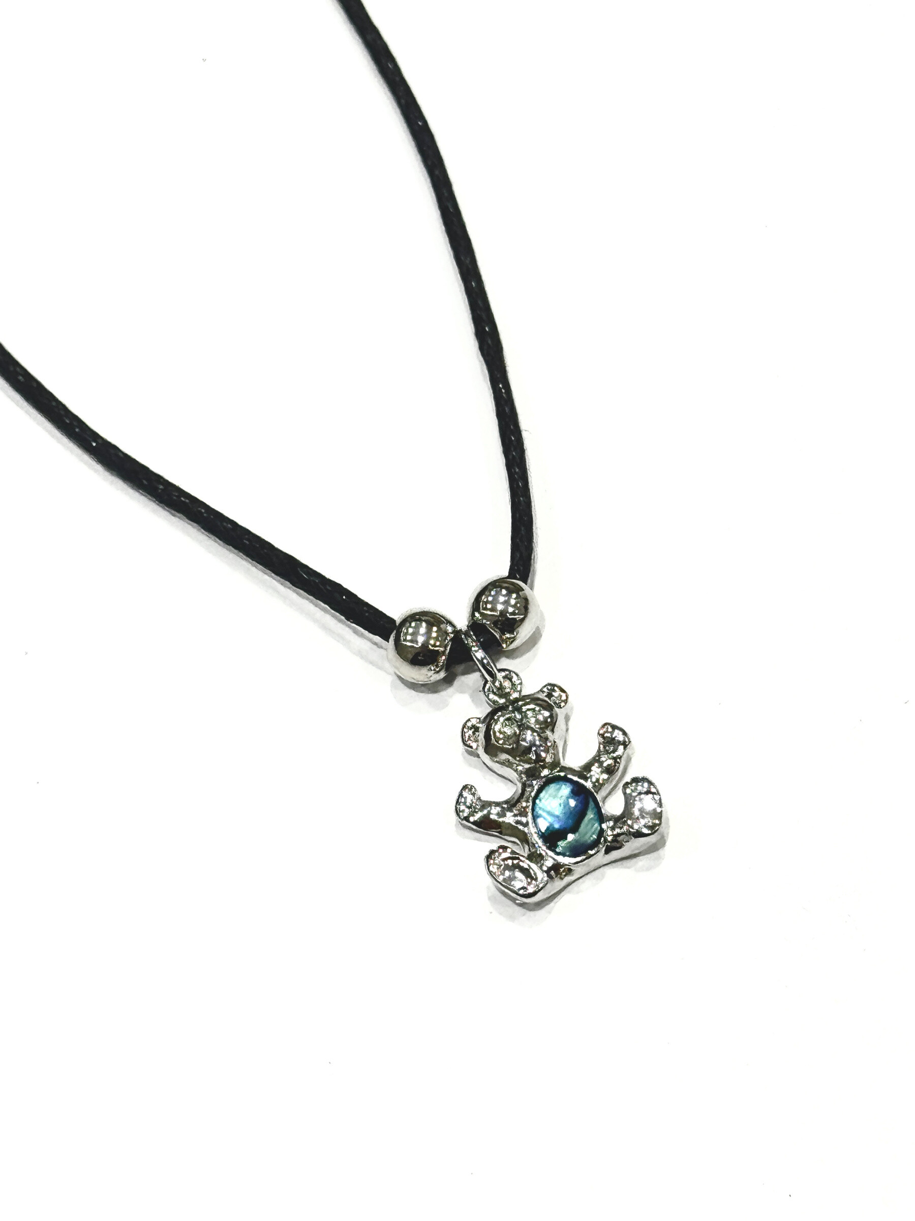 Wholesaler MY ACCESSORIES PARIS - Abalone pendant cord necklace