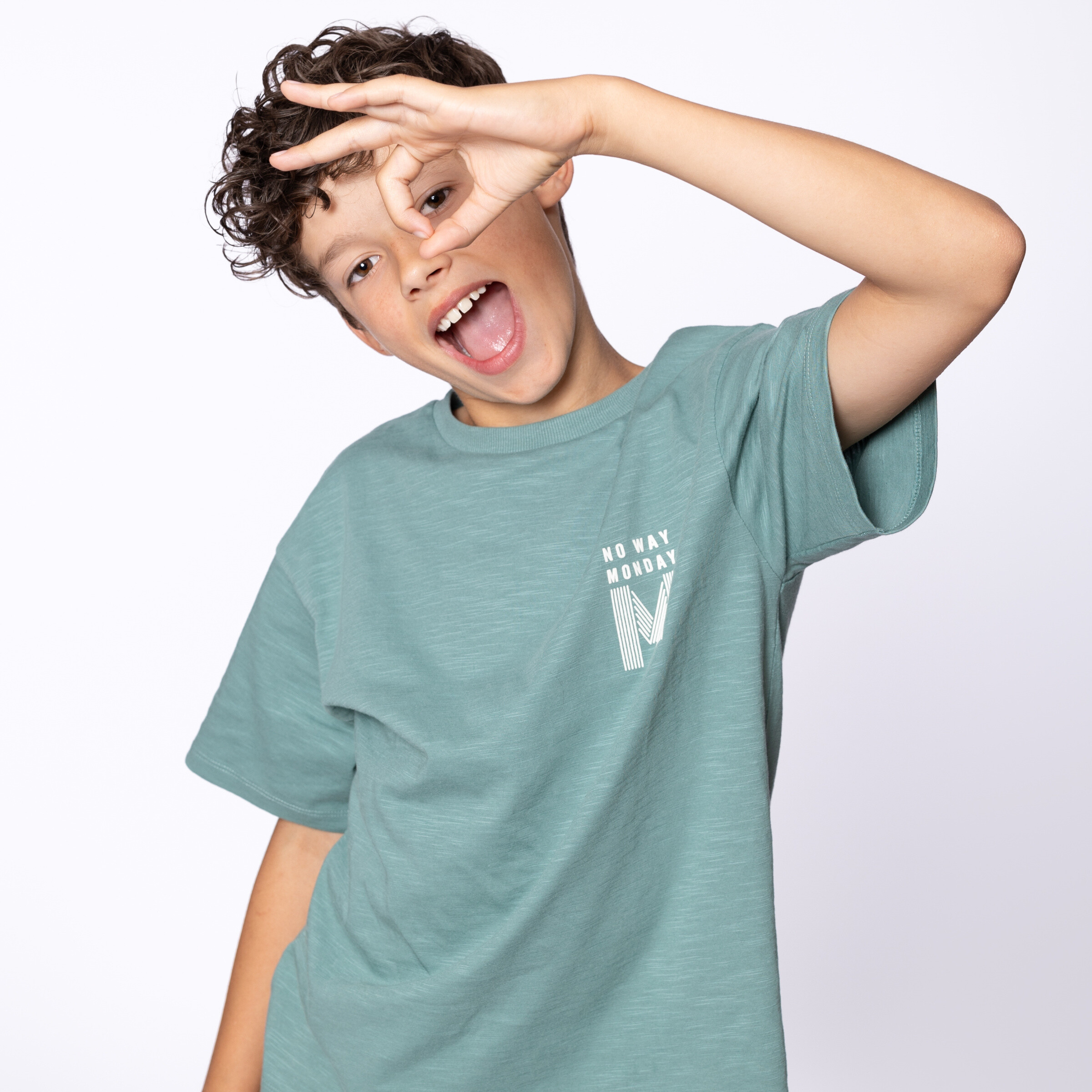 Wholesaler BLUE WHITE - Boy t-shirt