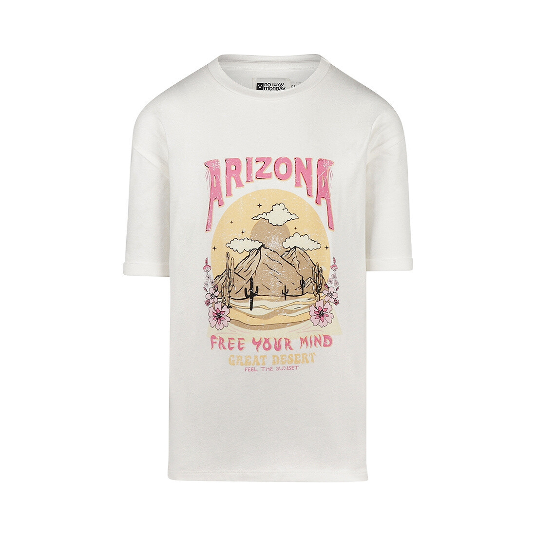 Grossiste NO WAY MONDAY - T-SHIRT FILLE