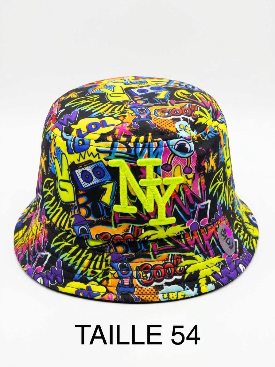 Grossiste NY - Bob NY enfant bd fluo logo