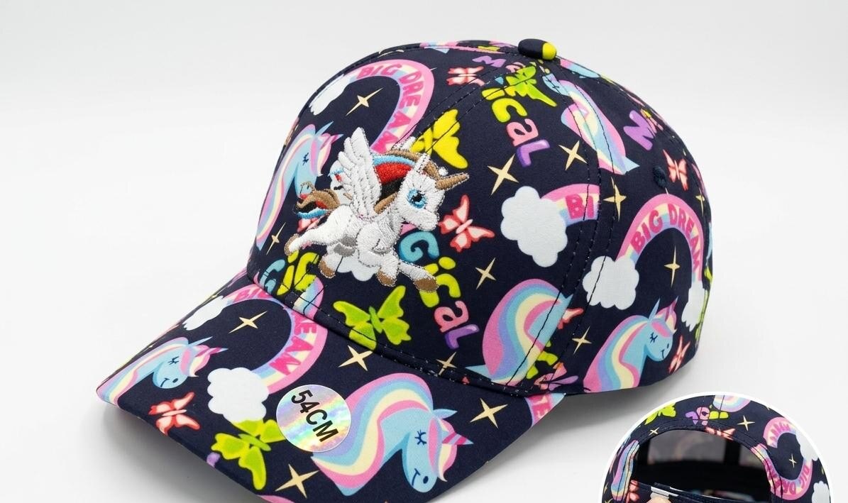 Wholesaler NY - black unicorn kids' cap
